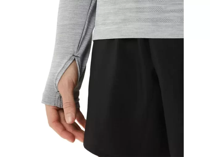 TOP DE MANGA LARGA SIN COSTURAS PARA MUJER