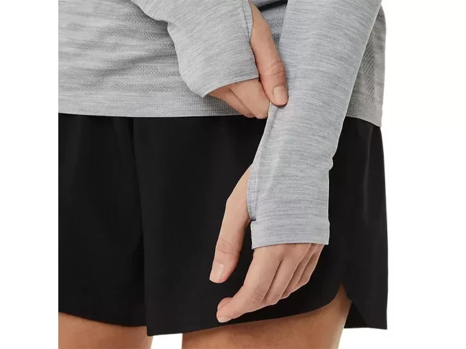 TOP DE MANGA LARGA SIN COSTURAS PARA MUJER